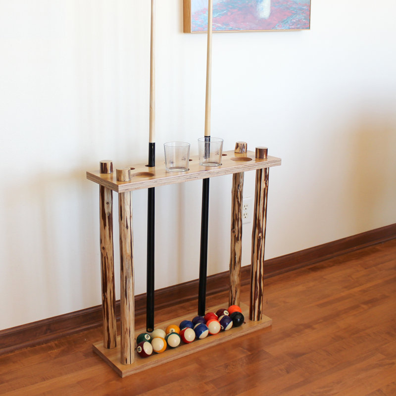 Rush Creek 6 Billard Cue Floor Rack Holder & Reviews Wayfair